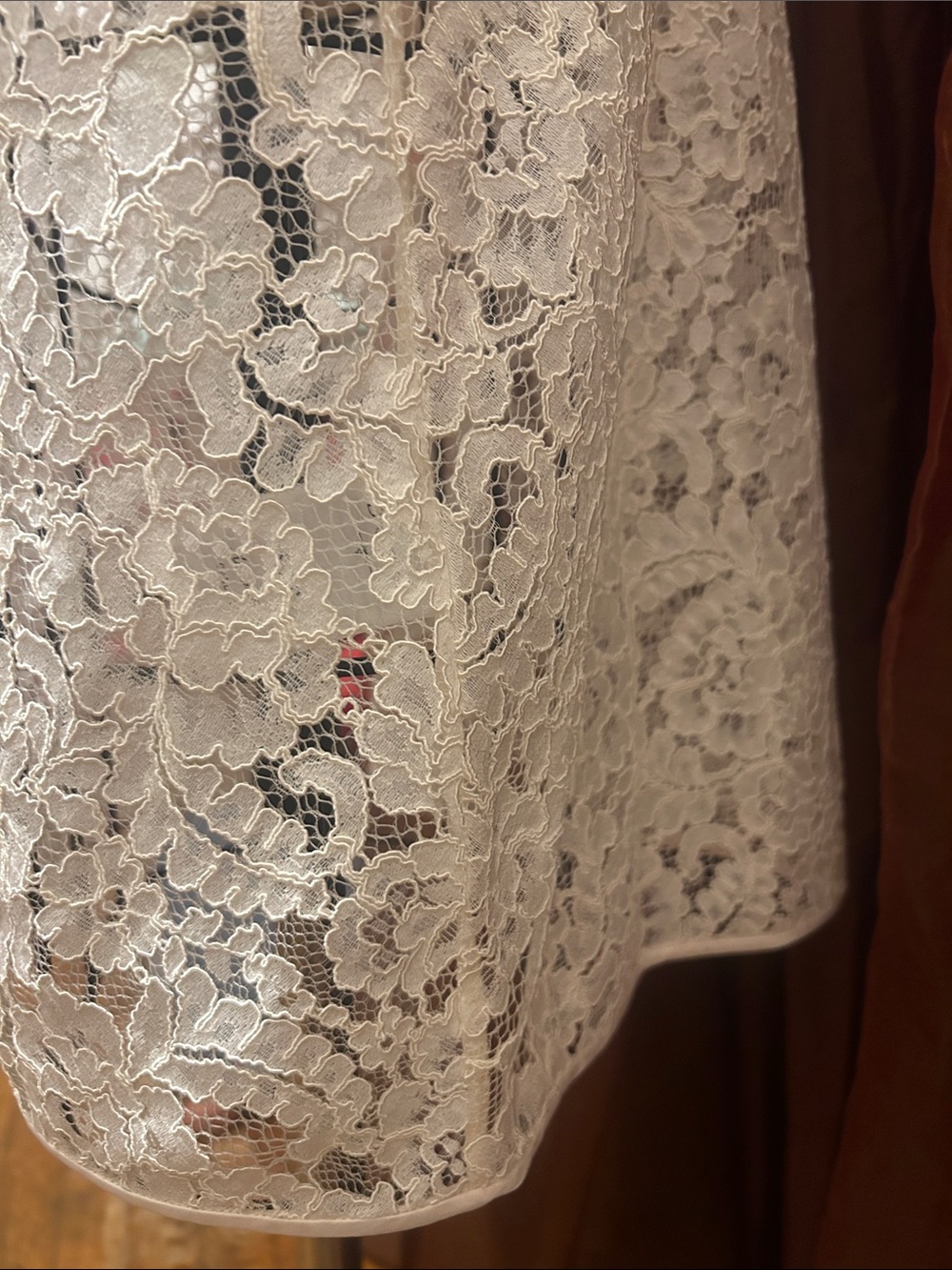 Doen Ivory Lace Midi Slip Dress - Picture 4 of 13